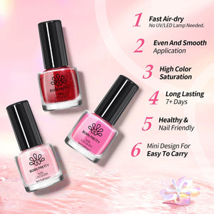 15 Colors Nail Polish Set B Autumn Winter 6ml Nail Polish BORN PRETTY