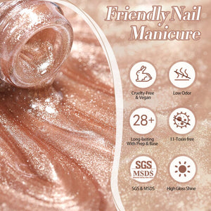 Gold Cat Magnetic Gel MY214 Classic Poetry 10ml Gel Nail Polish BORN PRETTY