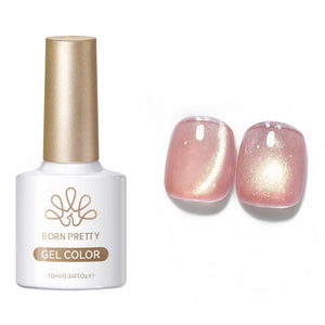 Gold Cat Magnetic Gel MY215 Classic Poetry 10ml Gel Nail Polish BORN PRETTY