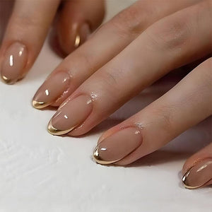 24pcs DY1312-B7 Almond Press on Nails Nail Tips No Brand