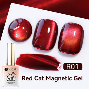Red Cat Magnetic Gel 15ml Gel Nail Polish UR SUGAR R01
