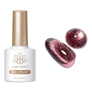 Reflective Cat Magnetic Gel MY366 Quantum Pulse 10ml Gel Nail Polish BORN PRETTY