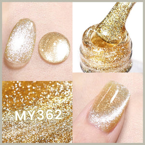 Reflective Cat Magnetic Gel MY362 Quantum Pulse 10ml Gel Nail Polish BORN PRETTY