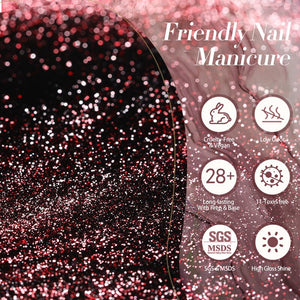 Reflective Cat Magnetic Gel MY366 Quantum Pulse 10ml Gel Nail Polish BORN PRETTY
