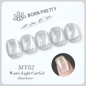 Water Light Cat Magnetic Gel Polish First Love 10ml Gel Nail Polish BORN PRETTY MY02