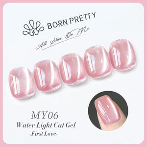 Water Light Cat Magnetic Gel Polish First Love 10ml Gel Nail Polish BORN PRETTY MY06
