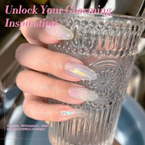 6 Colors Pearl Thread Swirl Gel Polish Set T02 Nebulas 7ml Gel Nail Polish BORN PRETTY