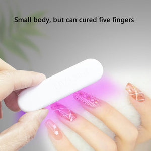 3W White USB UV Nail Dryer Lamp Tools & Accessories No Brand