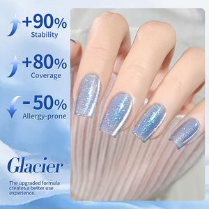 Crystal Cat Magnetic Gel MY37 Glacier 10ml Gel Nail Polish BORN PRETTY