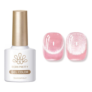 Crystal Cat Magnetic Gel MY40 Myrtle 10ml Gel Nail Polish BORN PRETTY