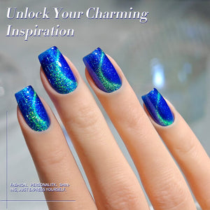 Cat Magnetic Gel Polish MY44 Interstellar 10ml Gel Nail Polish BORN PRETTY
