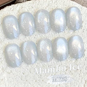Glitter Cat Magnetic Gel MY58 Mambo Ice 10ml Gel Nail Polish BORN PRETTY