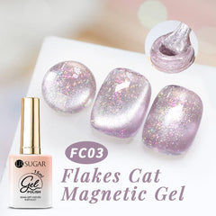 Flakes Cat Magnetic Gel FC03 15ml Gel Nail Polish UR SUGAR