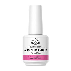 6 in 1 Nail Glue Gel 15ml Gel Nail Polish BORN PRETTY