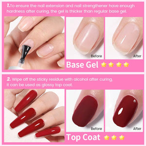 6 in 1 Nail Glue Gel 15ml Gel Nail Polish BORN PRETTY