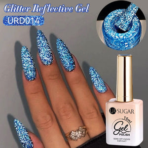 Glitter Reflective Gel URD014 15ml Gel Nail Polish UR SUGAR