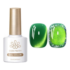 Green Collection Cat Magnetic Gel Polish 10ml Gel Nail Polish BORN PRETTY MY269