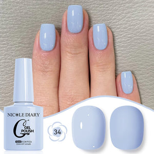 Color Gel Polish 10ml Gel Nail Polish NICOLE DIARY 34