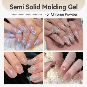 Clear Semi Solid Molding Gel Polish 5g Gel Nail Polish BORN PRETTY