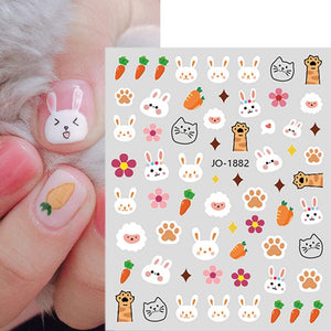 3D Nail Sticker JO-1882 Clearance No Brand