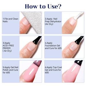 Nail Prep Dehydrator Acid-Free Primer 15ml Nail Care NICOLE DIARY