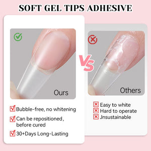 Soft Gel Tips Adhesive 15ml Gel Nail Polish NICOLE DIARY