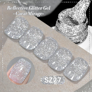 Reflective Glitter Gel SZ27 Carat Mirage 10ml Gel Nail Polish BORN PRETTY