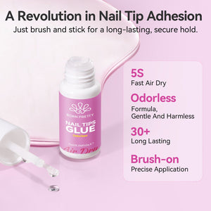 Nail Tips Glue Fast Air Dry 7ml Nail Tips BORN PRETTY