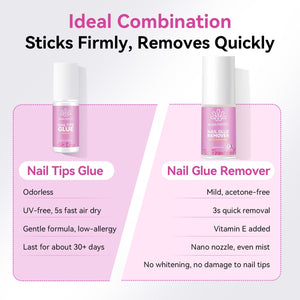 Nail Tips Glue Fast Air Dry 7ml Nail Tips BORN PRETTY