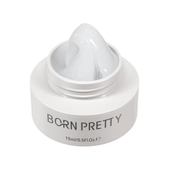 Non‑Stick Hand Builder Gel #03 Cream White 15ml Extension Nail Gel BORN PRETTY