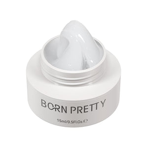 Non‑Stick Hand Builder Gel #03 Cream White 15ml Extension Nail Gel BORN PRETTY