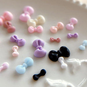 50pcs Bowknot Plastic Nail Art Decorations Nail Decoration No Brand