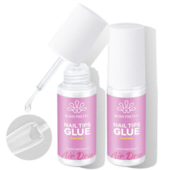 Odorless UV Free Nail Tips Glue Remover Nail Tips BORN PRETTY Set 02