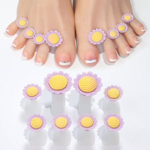 8pcs Silicone Toe Separators #07 Tools & Accessories No Brand