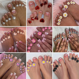 8pcs Silicone Toe Separators #14 Tools & Accessories No Brand