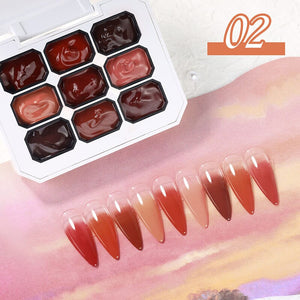 9 Colors Pat Painting Gel Gel Nail Polish No Brand 02
