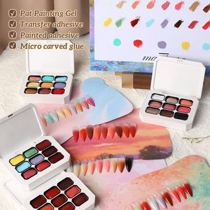 9 Colors Pat Painting Gel Gel Nail Polish No Brand