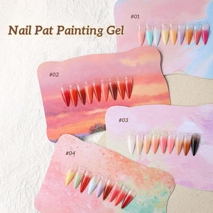 9 Colors Pat Painting Gel Gel Nail Polish No Brand
