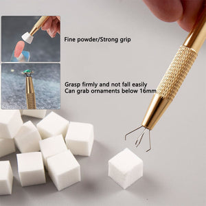 Black Metal Sponge Grabbing Clip Tools & Accessories No Brand