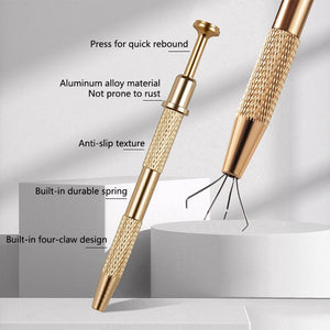 Gold Metal Sponge Grabbing Clip Tools & Accessories No Brand