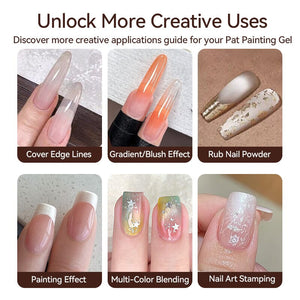 9 Colors 4 in 1 Pat Painting Gel Sunset Cove Gel Nail Polish UR SUGAR