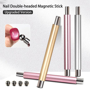 Double Head Cat Magnet Stick Pink Gold Silver Tools & Accessories No Brand