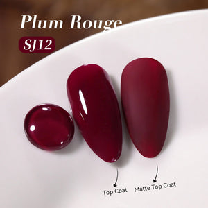 Color Nail Gel SJ12 Plum Rouge 15ml Gel Nail Polish BORN PRETTY