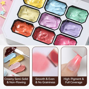 4 Colors 4 in 1 Pat Painting Gel Mist Murmur Gel Nail Polish UR SUGAR