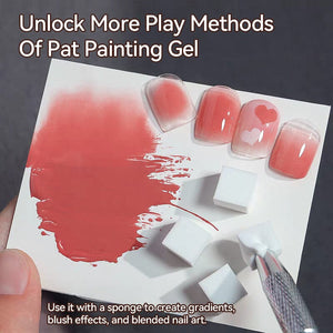 4 Colors 4 in 1 Pat Painting Gel Mist Murmur Gel Nail Polish UR SUGAR