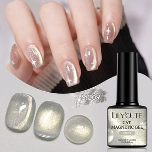 Glass Cat Magnetic Gel MC09 7ml Gel Nail Polish LILYCUTE