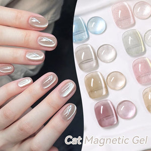 Glass Cat Magnetic Gel MC04 7ml Gel Nail Polish LILYCUTE
