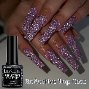 Reflective Top Coat 7ml Gel Nail Polish LILYCUTE