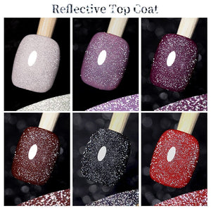 Reflective Top Coat 7ml Gel Nail Polish LILYCUTE