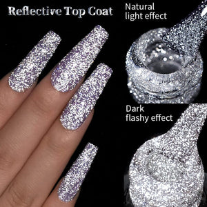Reflective Top Coat 7ml Gel Nail Polish LILYCUTE